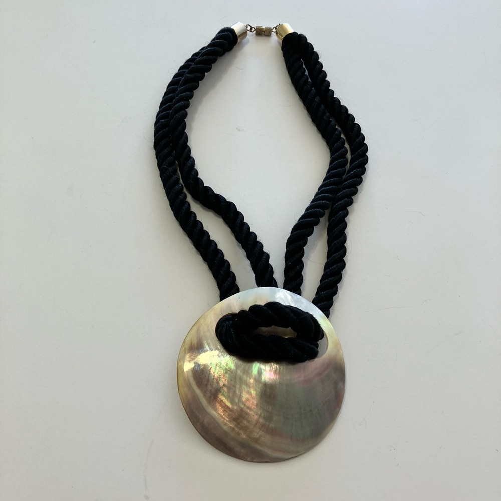 An Abalone statement Choker Style Necklace